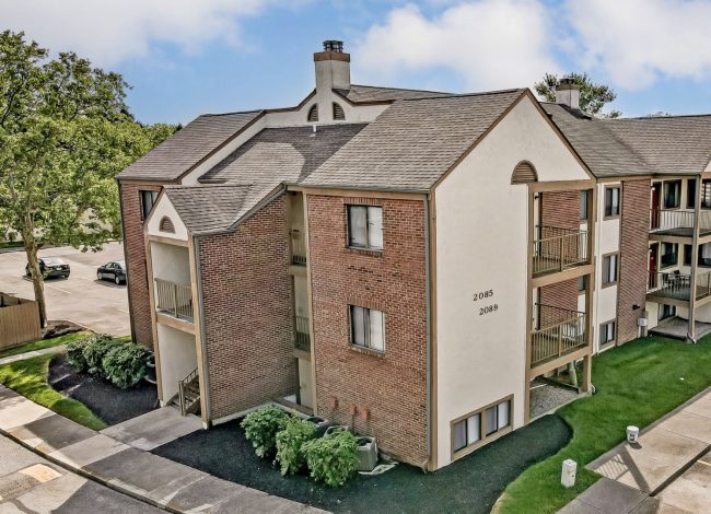 Stoney Creek Apartments Case Study before photo of building corner from above