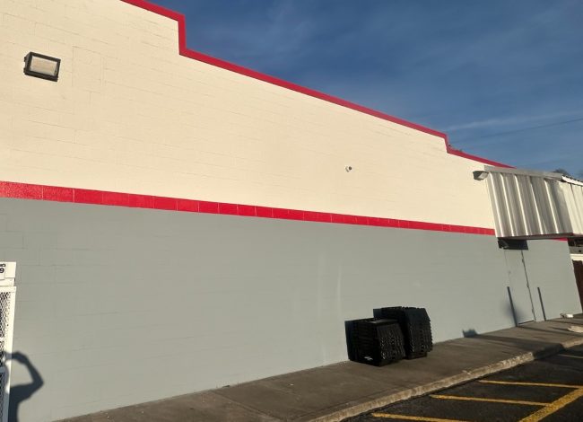 Columbus Commercial Exterior Repainting Project side of building after photo