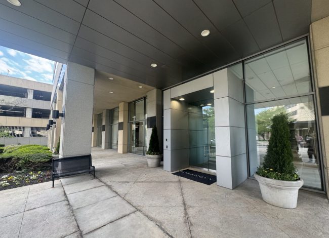 Commercial Office Building Walkways - Before